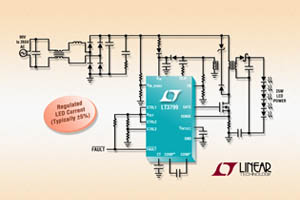 隔离式主动 PFC Off-Line LED 控制器