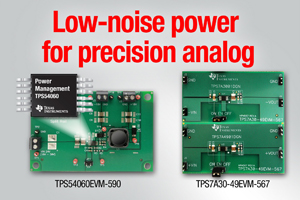 TI推出可消除雜訊的高精度類比電源開發套件