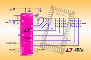 Linear推出全新32通道30mA降壓LED驅動器