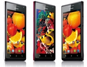 華為在CES發表新手機Ascend P1/P1S，再創新薄度。 BigPic:400x310