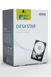 Hitachi GST新推出的4TB1 Hitachi Deskstar