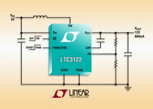 以3mm x 4mm DFN封装提供95%效率、 3MHz 切换频率及输出断开