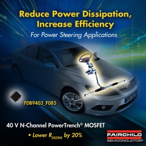 Fairchild的40V N 信道 PowerTrench MOSFET 产品FDB9403