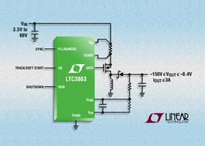 LTC3863 高压负压 DC/DC 控制器 BigPic:315x225
