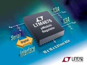 具备数字串行接口的双组13A μModule 稳压器 BigPic:315x236