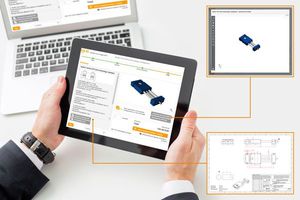 借助新型drylin SHT直線滑動軸承配置器，客戶可以在幾步內配置其需要的螺桿滑台，並且可以獲得3D視圖、技術尺寸PDF圖面和3D CAD模型等資料。（來源：igus GmbH）