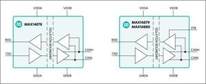 MAX14878/79/80憑藉±54V故障保護和業界領先的±15kV ESD保護大幅提升系統執行時間