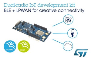 意法半导体双射频Bluetooth和LPWAN物联网开发套件