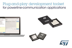 意法半導體推出電力線傳輸開發工具套件，?經過實地驗證的G3-PLC晶片組應用開發提供便利捷徑