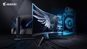 戰術型電競螢幕AORUS CV27Q真1500R 1ms搭配165Hz快速更新率，獨家ANC抗噪技術升級2.0版！