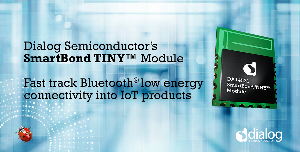 全面認證的DA14531藍牙低功耗（BLE）模組提供直覺且易於配置的解決方案，降低IoT連接設備的成本、功耗和上市時間