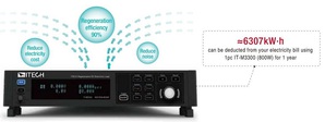 愛德克斯IT-M3300系列具備小功率回饋式直流電子負載。不僅能類比各種負載特性，又能將電能無污染地回饋電網，1/2U的體積可提供高達800W的功率吸收。