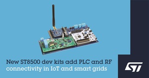 意法半導體ST8500開發生態系統協助G3-PLC Hybrid連線標準擴展在智慧型裝置中的應用。
