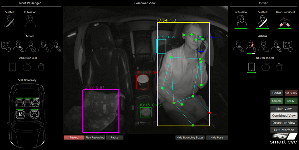 Smart Eye的车内传感系统提供完整的驾驶员和驾驶室监控，可追踪车内的视线、身体关键点、动作和物体、座椅占用情况等。