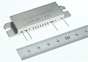 三菱电机将於8月1日推出新型50W矽射频高功率MOSFET模组，用於商用双向无线电的高频功率放大器。（source : Mitsubishi Electric）