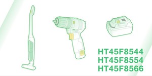 锂电池保护Flash MCU HT45F8544/HT45F8554/HT45F8566系列新增待机零功耗功能和高压接入唤醒功能，适用於3~8串锂电池产品。