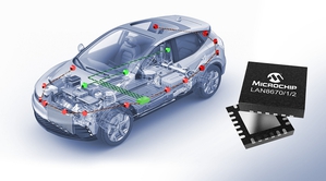 Microchip公司推出LAN8670/1/2系列乙太網PHY，簡化將低速設備連接到標準乙太網網路的架構。