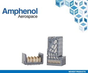 貿澤電子即日起供貨可支援軍事和航太電子產品高密度應用的Amphenol MIL-HD2次世代VITA 91連接器