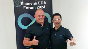 Siemens EDA Silicon Systems执行长Mike Ellow(左).湾暨东南亚区??总裁兼总经理林??哕(右)