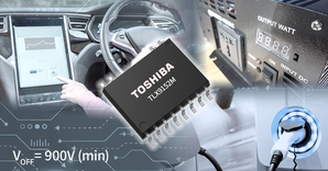 Toshiba新款汽車光繼電器—TLX9152M輸出耐壓為900V，適用於400V汽車電池系統。（source：Toshiba）