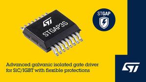 意法半導體先進STGAP3S電隔離閘極驅動器為IGBT和SiC MOSFET 提供彈性的保護功能