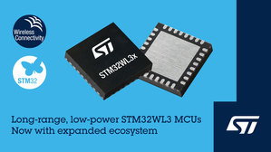 意法半导体推出 STM32WL33 低功耗长距离无线微控制器及专属生态系扩充方案