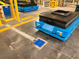 Bluepath Robotics 採用 Wiferion 的感應充電系統，為旗下AMR車隊導入非接觸式「線上充電」技術，大幅提升機器人的可用性與營運效率。