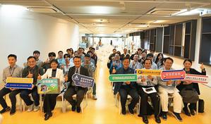 AI智慧畜牧技術媒合暨成果展示會場熱絡。圖二為屏科大團隊發表技術「基於多模態AI之病蟲害偵測及警示整合系統設計與實作」。