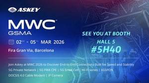 亚旭电脑将於3月2日至5日登场的MWC 2026（Mobile World Congress）中，展示其新世代网通技术版图，主轴锁定5G专网端对端解决方案与Wi-Fi 7/8超高速连网架构。