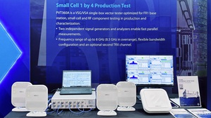 運用 PVT360A 聯合展示高產能 5G Femtocell測試。
