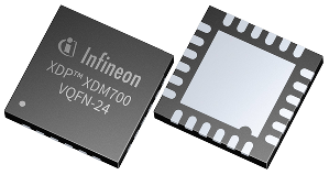 英飞凌新款12位元数位电流监测IC XDM700-1提供高精度感测与报告功能，最高输入电压可达到80 V。